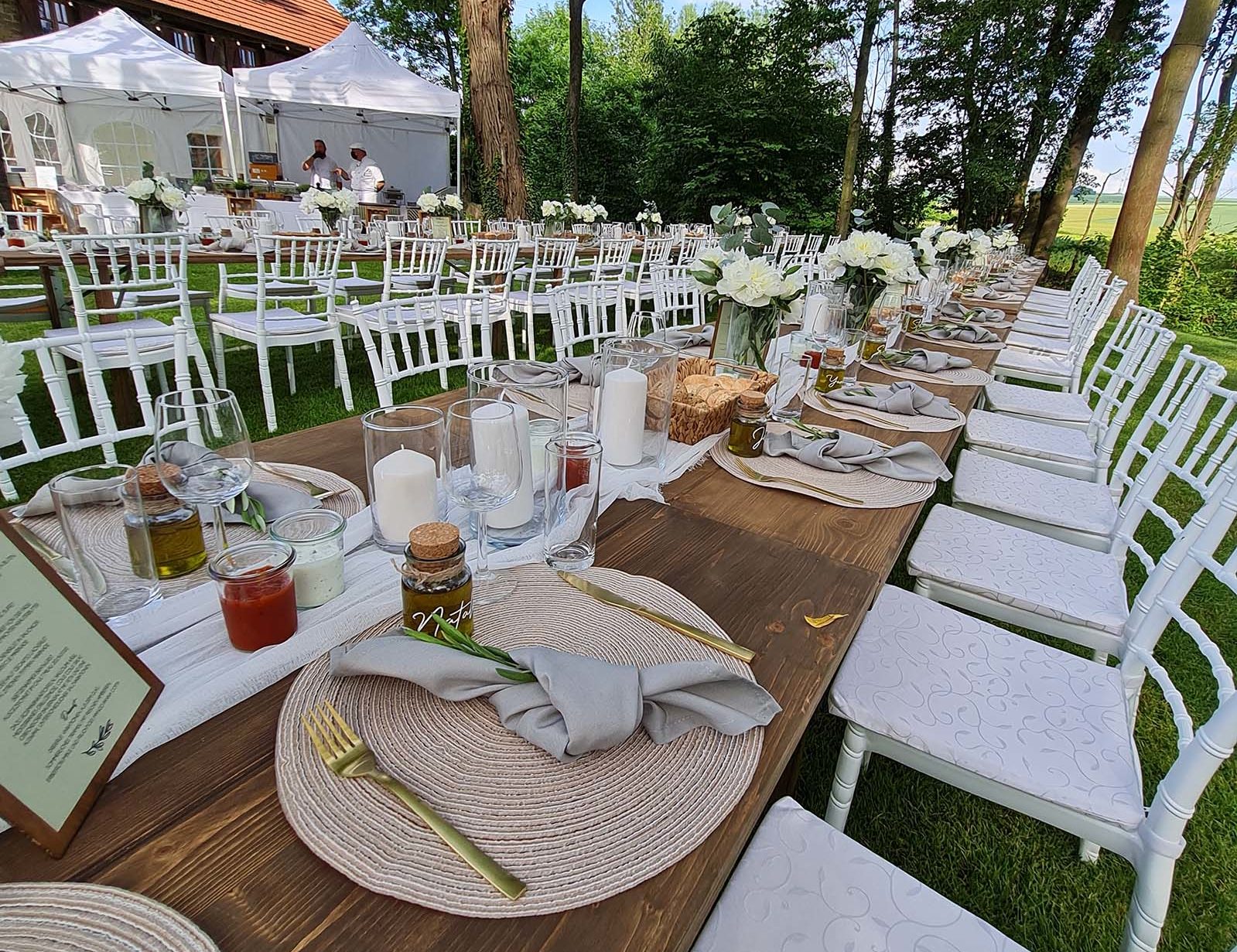 Hochzeit Catering und Dekoration